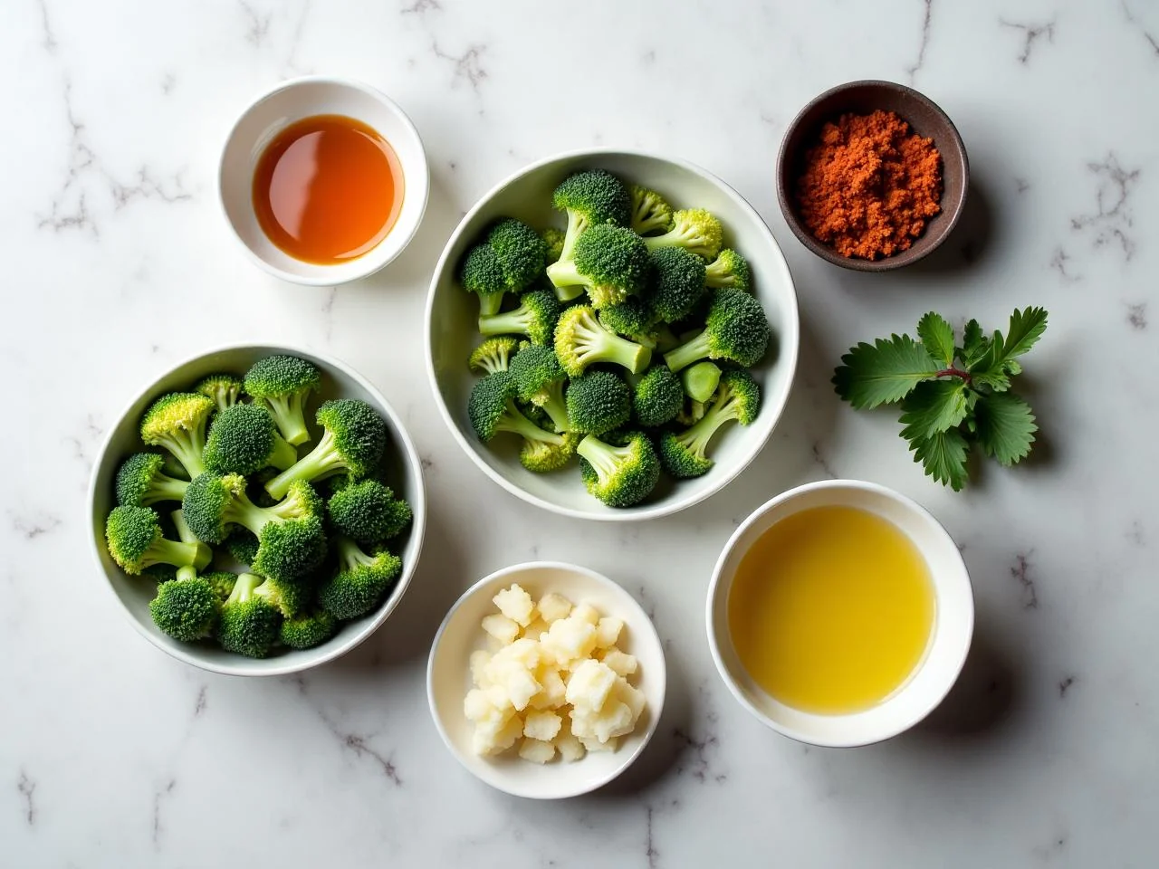 Ingredients for Beef and Broccoli Stir Fry