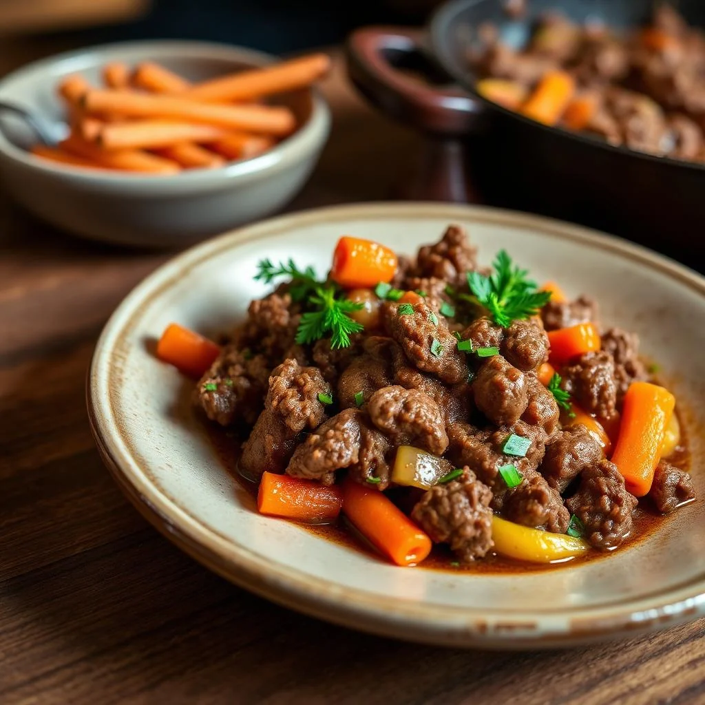 Beef And Carrot Skillet