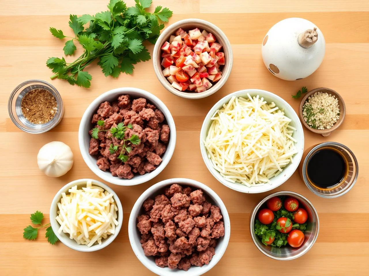 Ingredients for Beef And Cheese Flautas