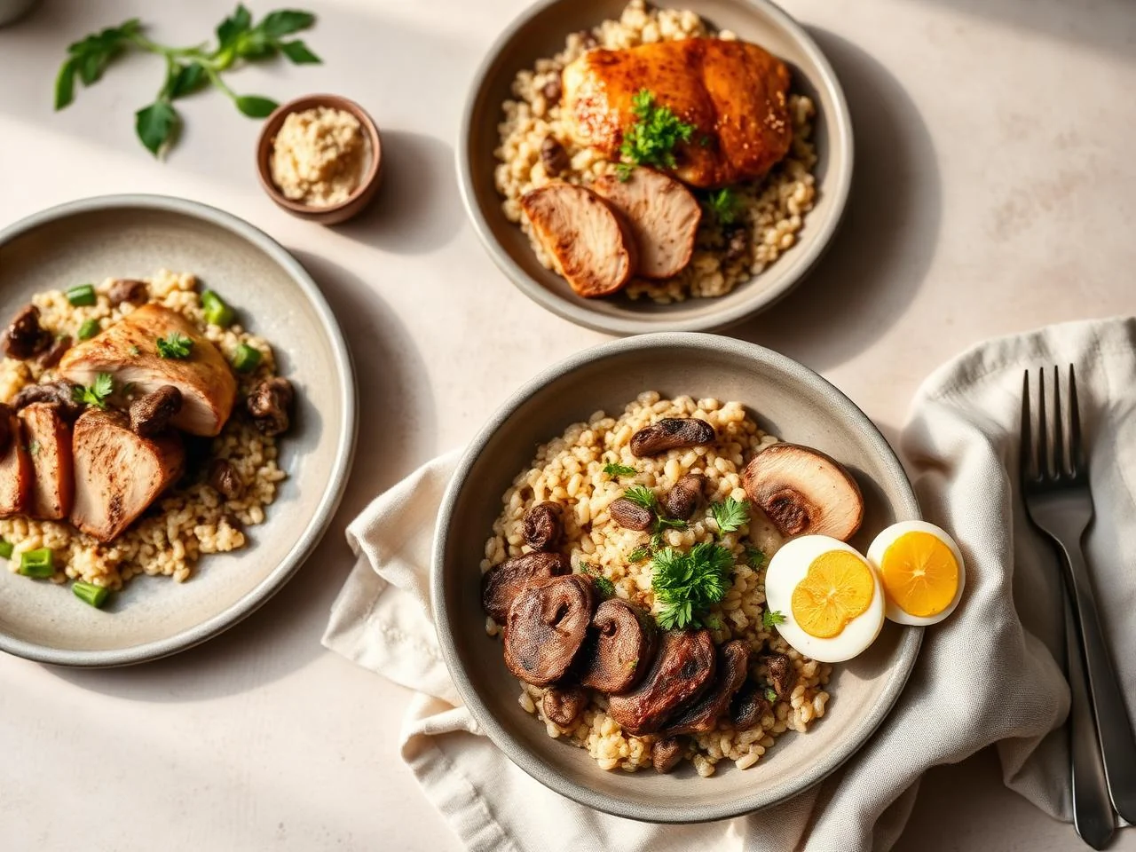 Beef And Mushroom Risotto