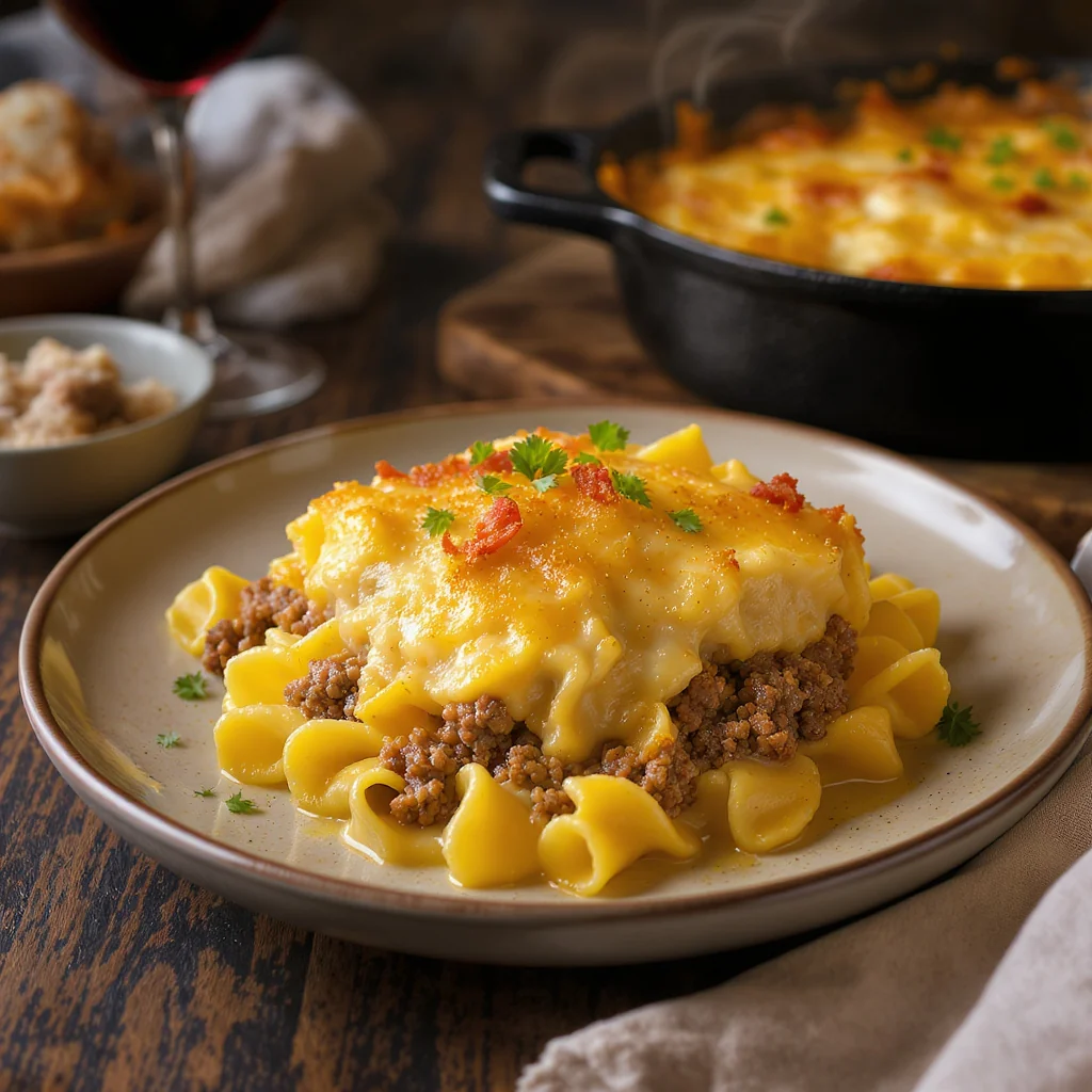 Beef and Noodle Bake