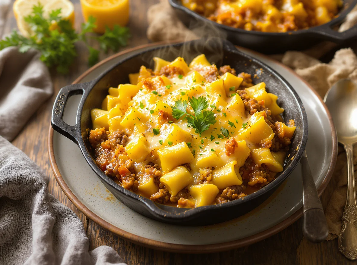 Beef and Noodle Bake