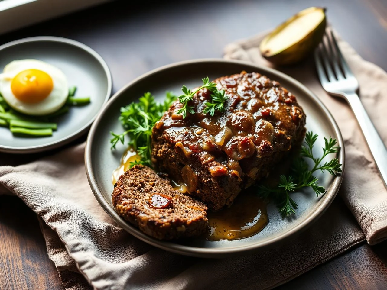 Beef And Onion Meatloaf
