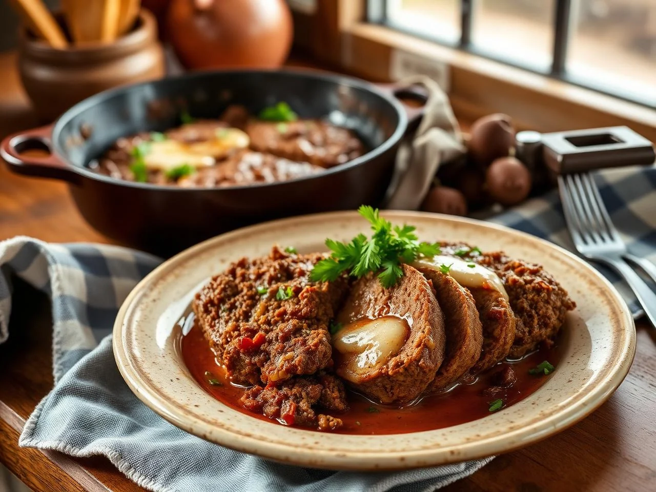 Beef And Pork Meatloaf