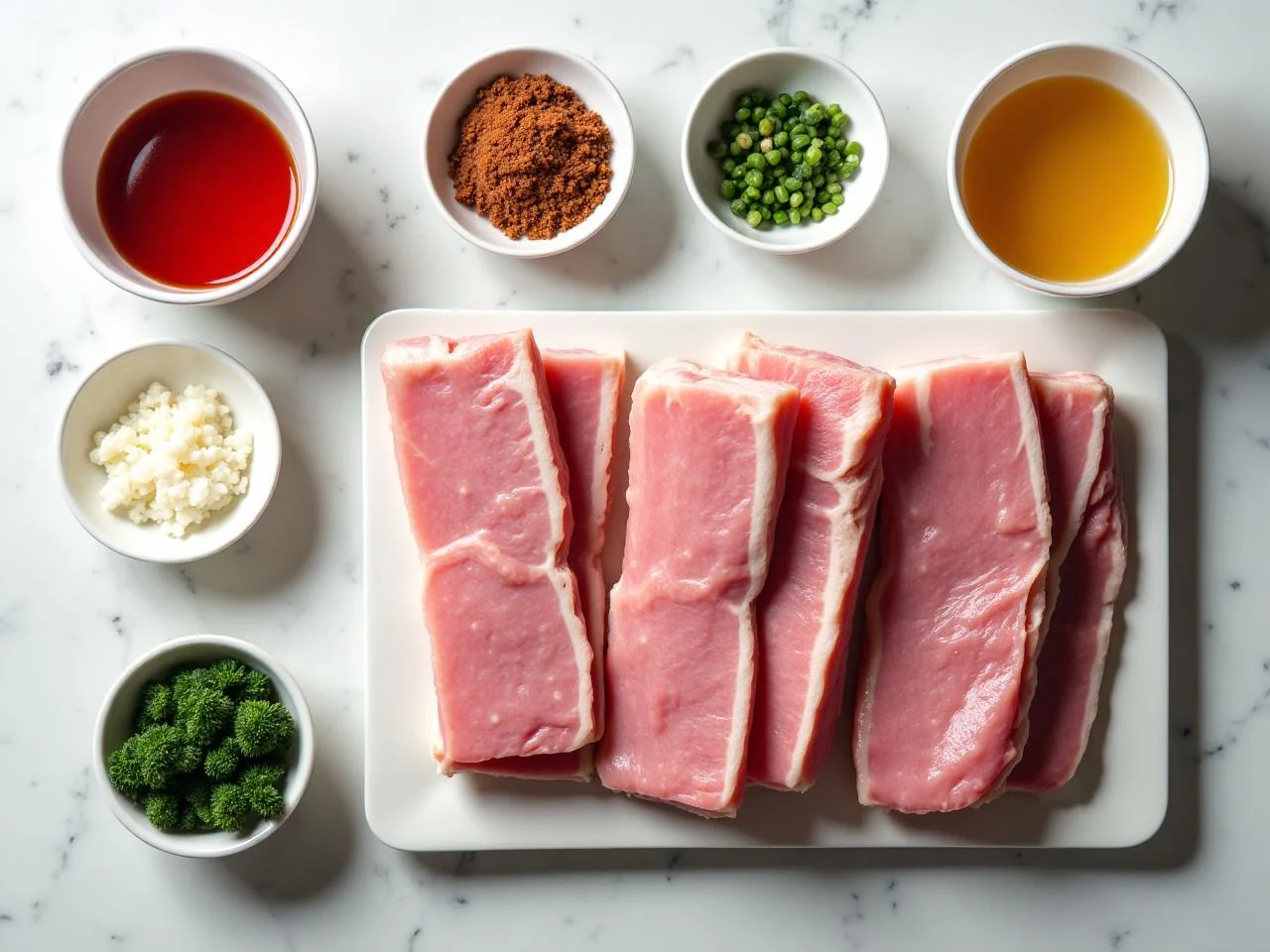 Ingredients for Beef And Pork Ribs