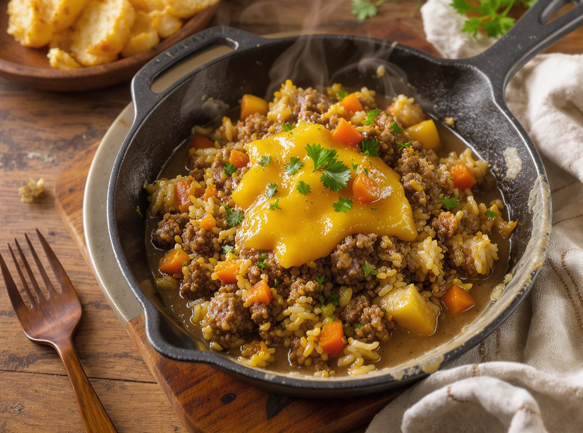 Beef and Rice Skillet