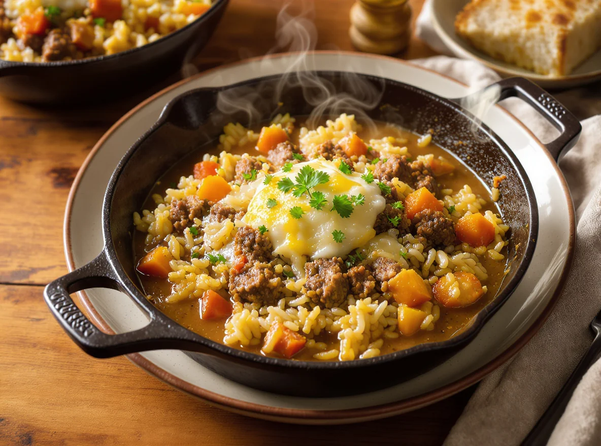 Beef and Rice Skillet