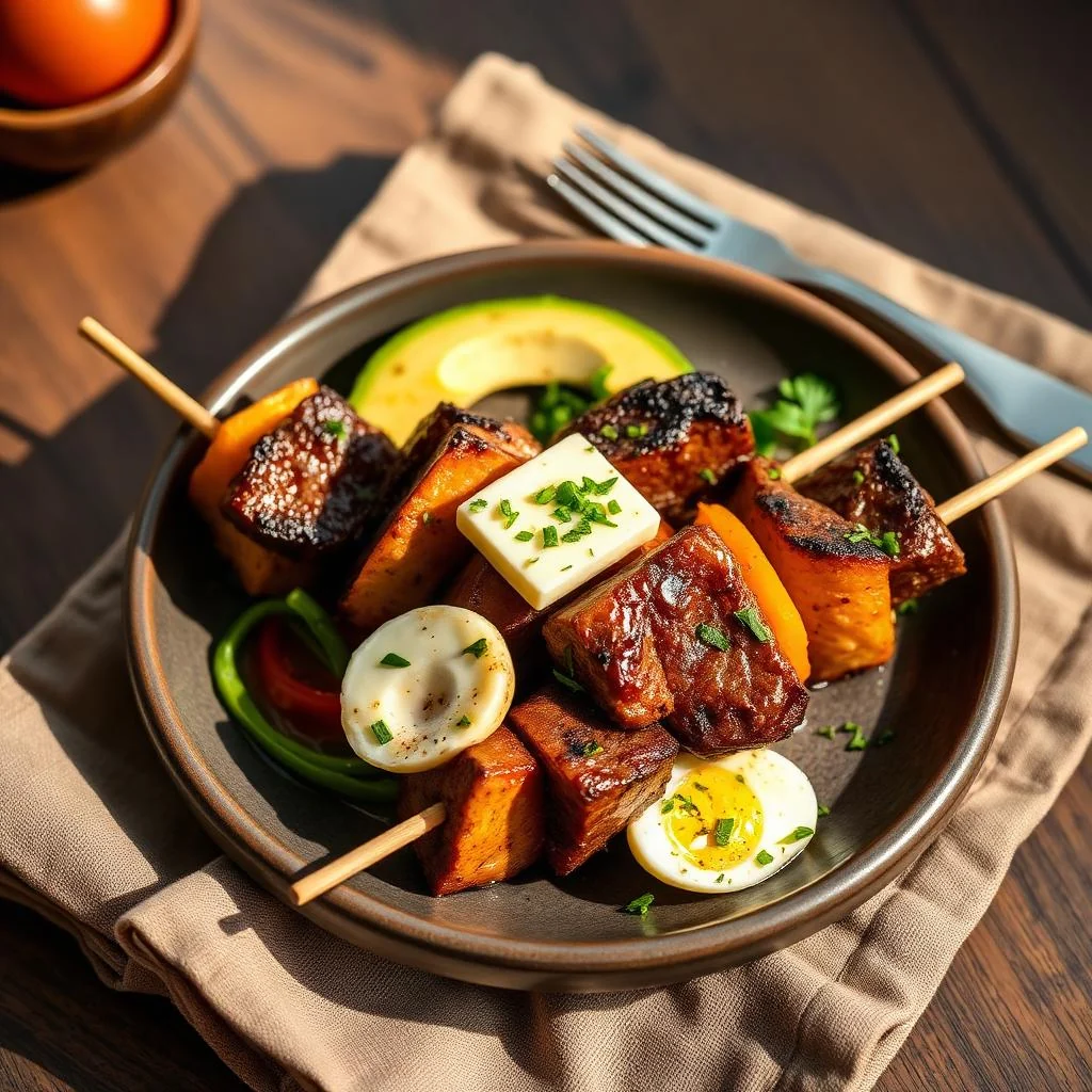 Beef And Vegetable Kabobs