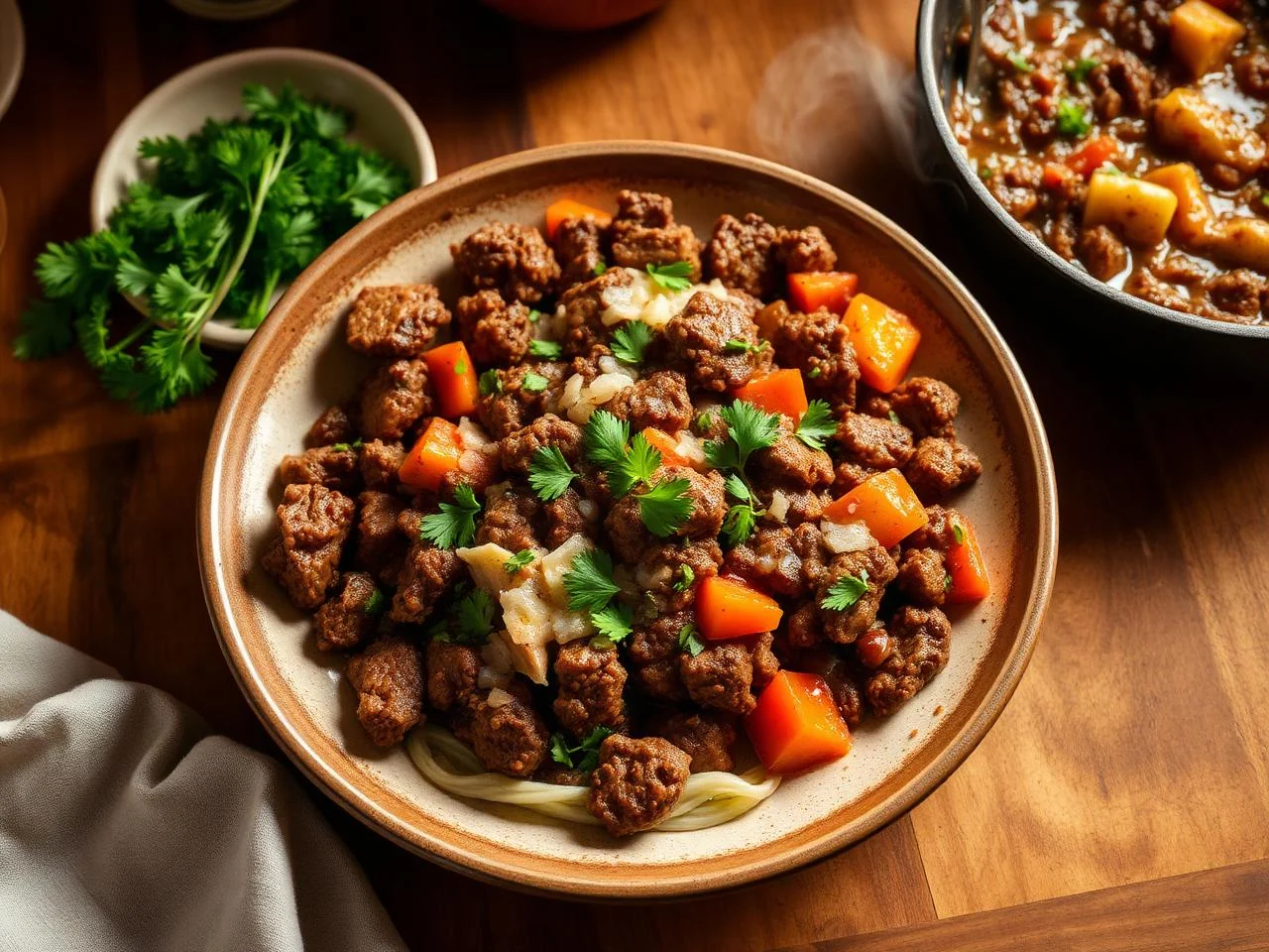Beef And Vegetable Skillet