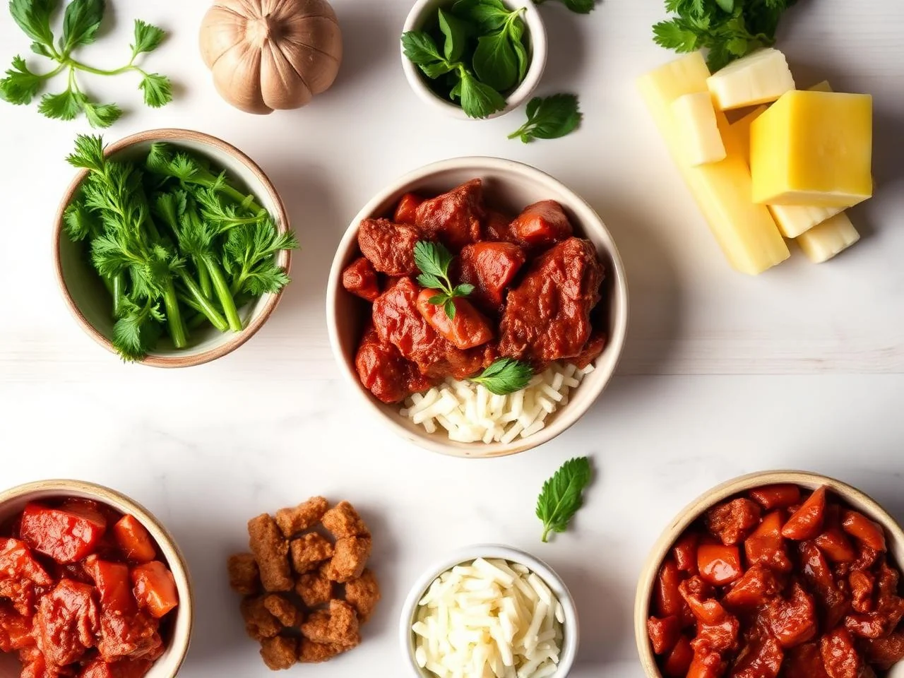 Ingredients for Beef Cacciatore