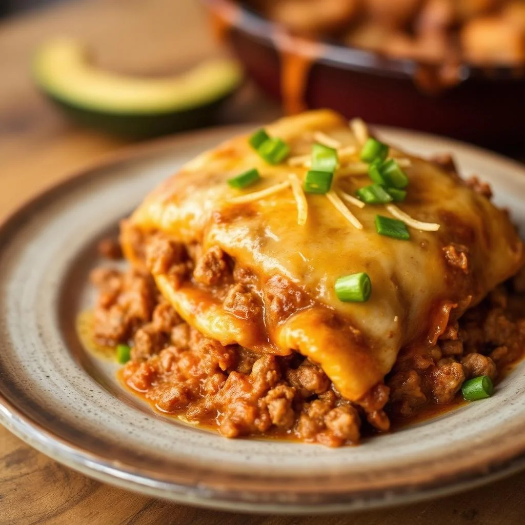 Beef Enchilada Casserole