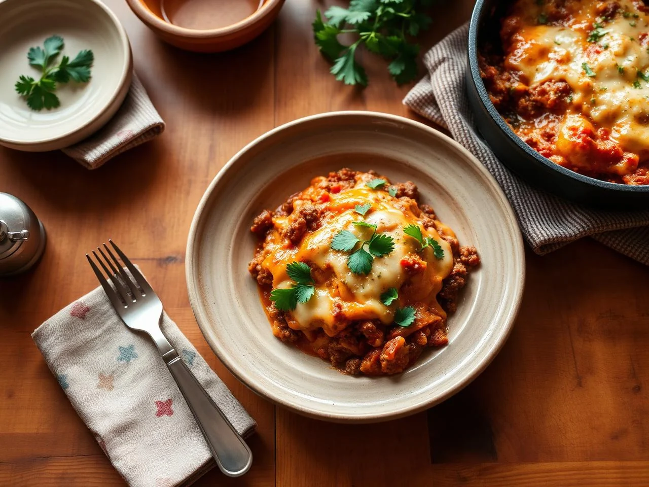 Beef Enchilada Casserole