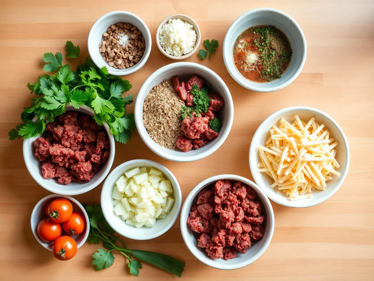 Ingredients for Beef Enchilada Casserole