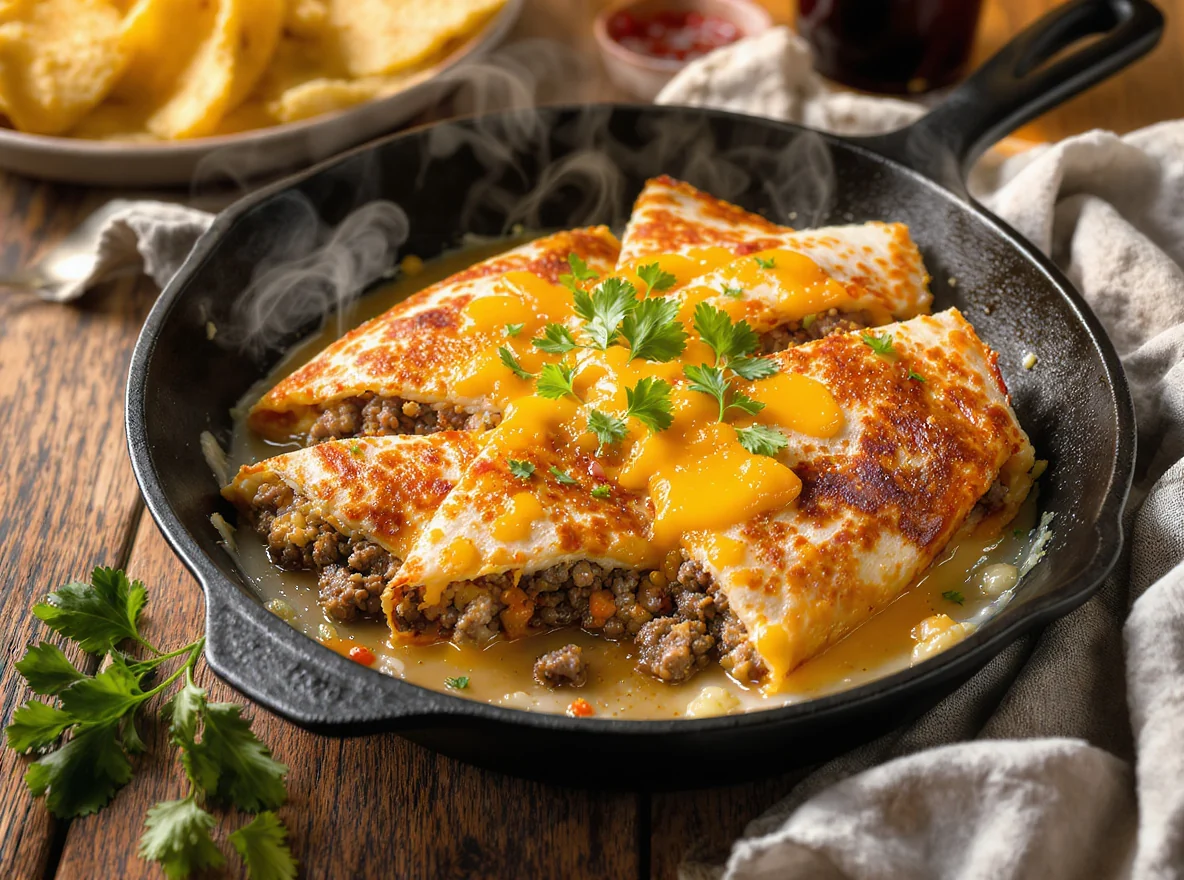Beef Quesadillas