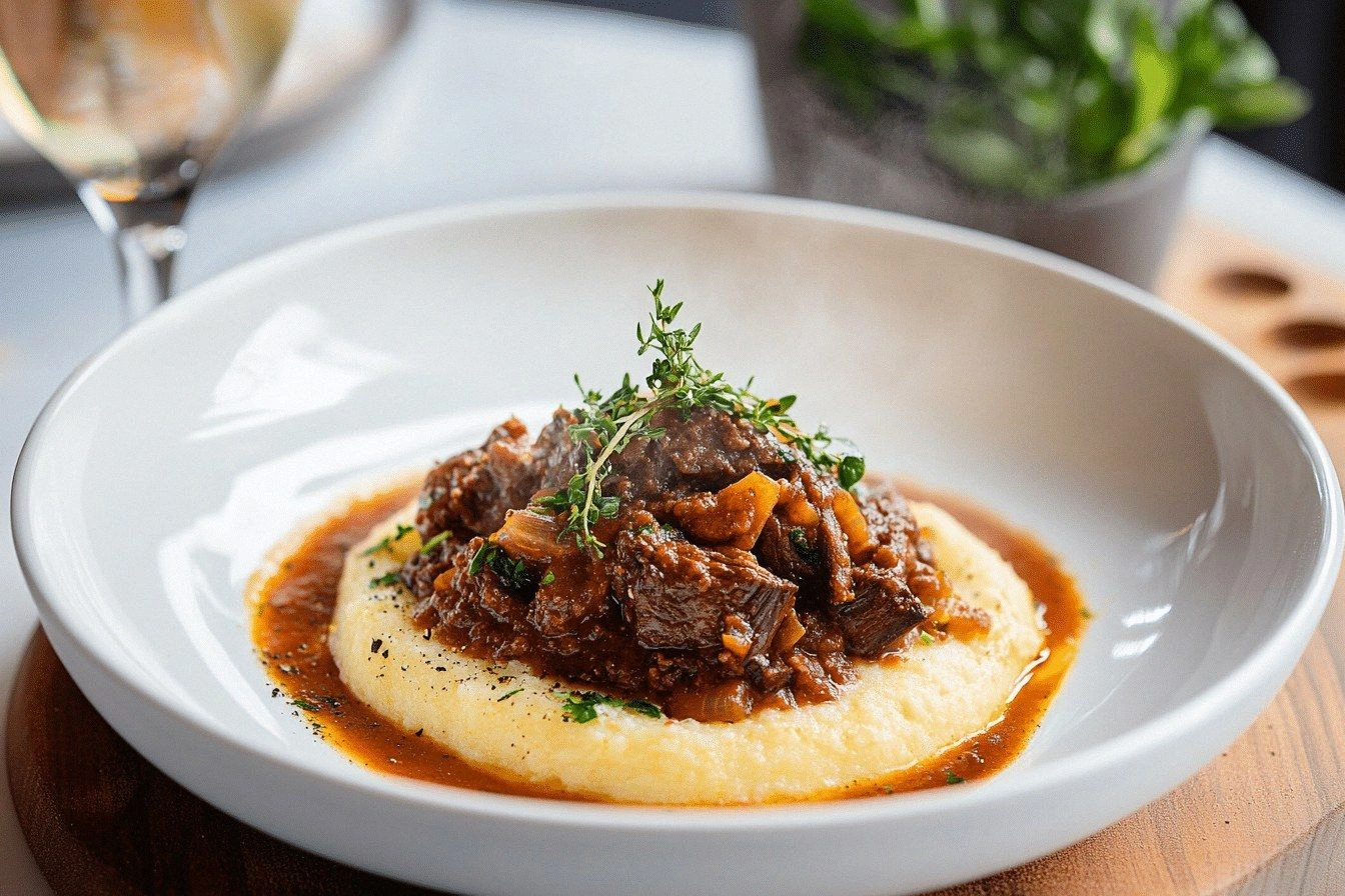 Beef Short Rib Ragu with Cream