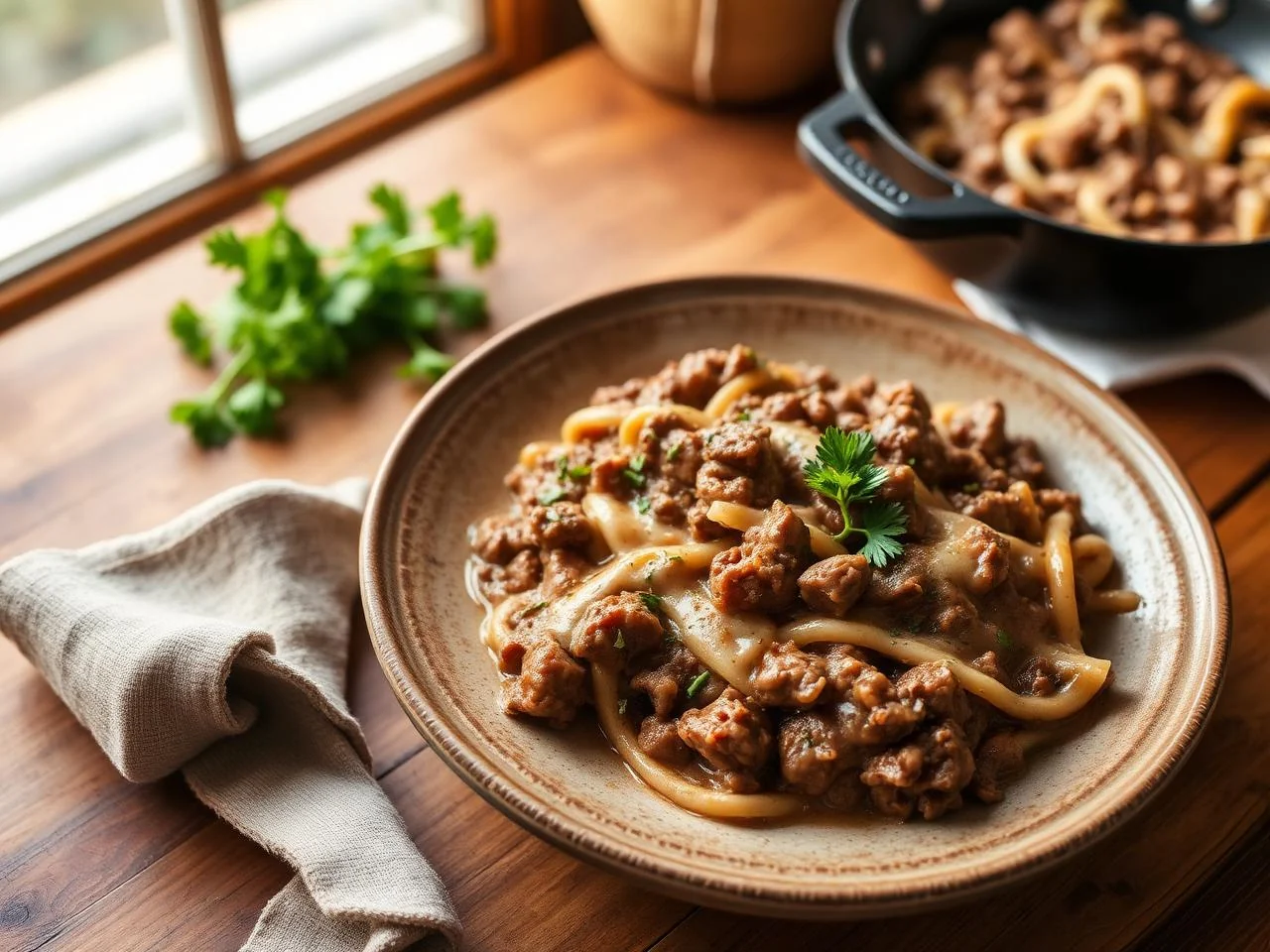 Beef Stroganoff
