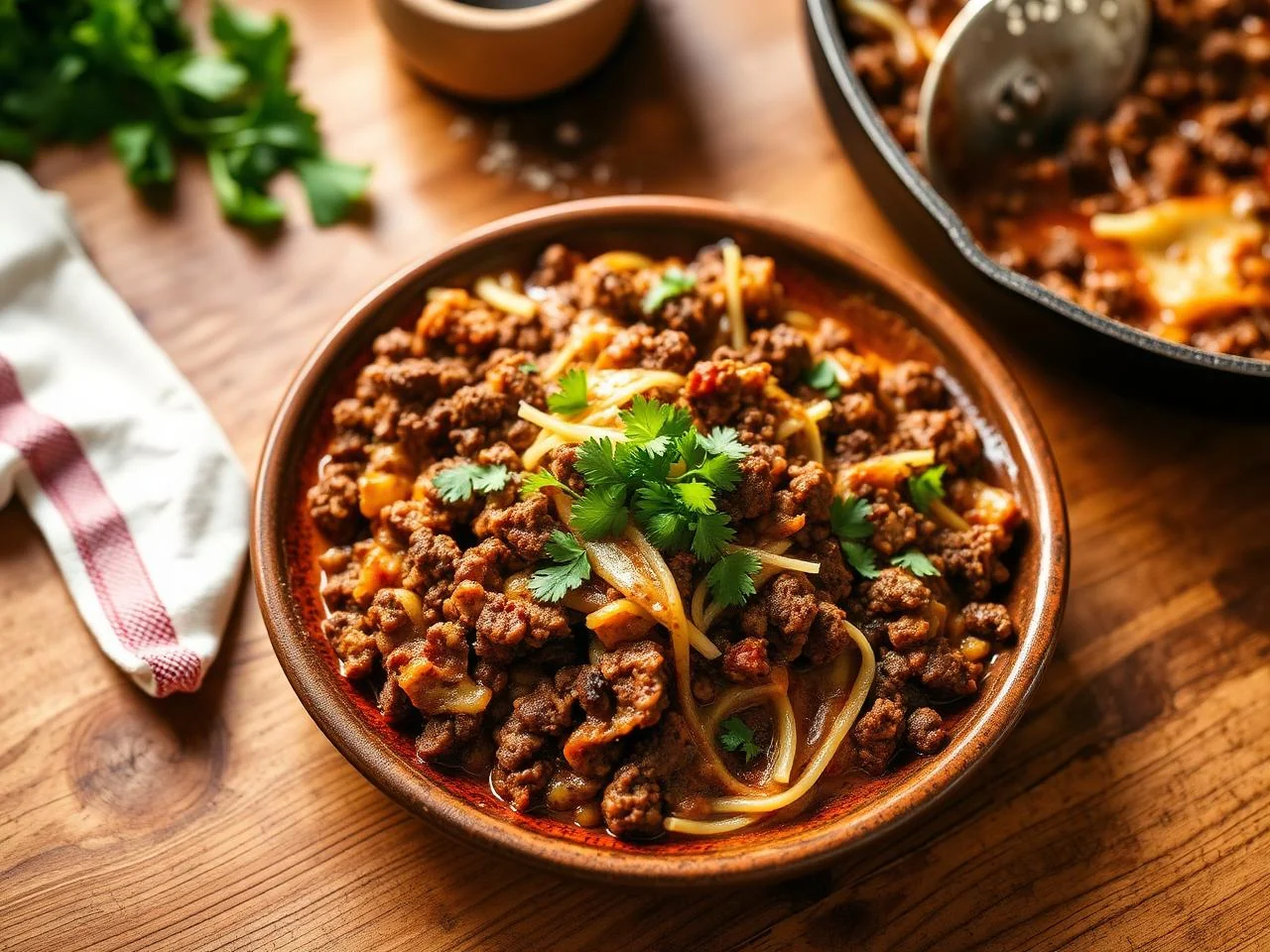 Beef Taco Skillet