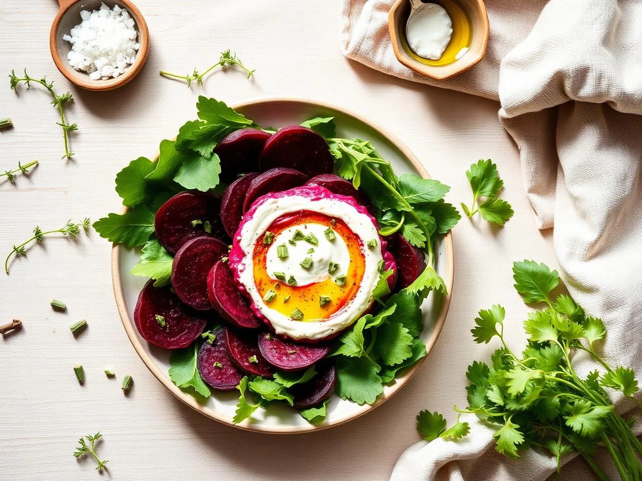 Beet And Goat Cheese Dip