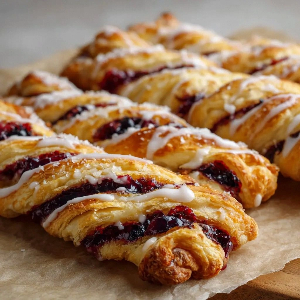 Berry Puff Pastry Twists: The 