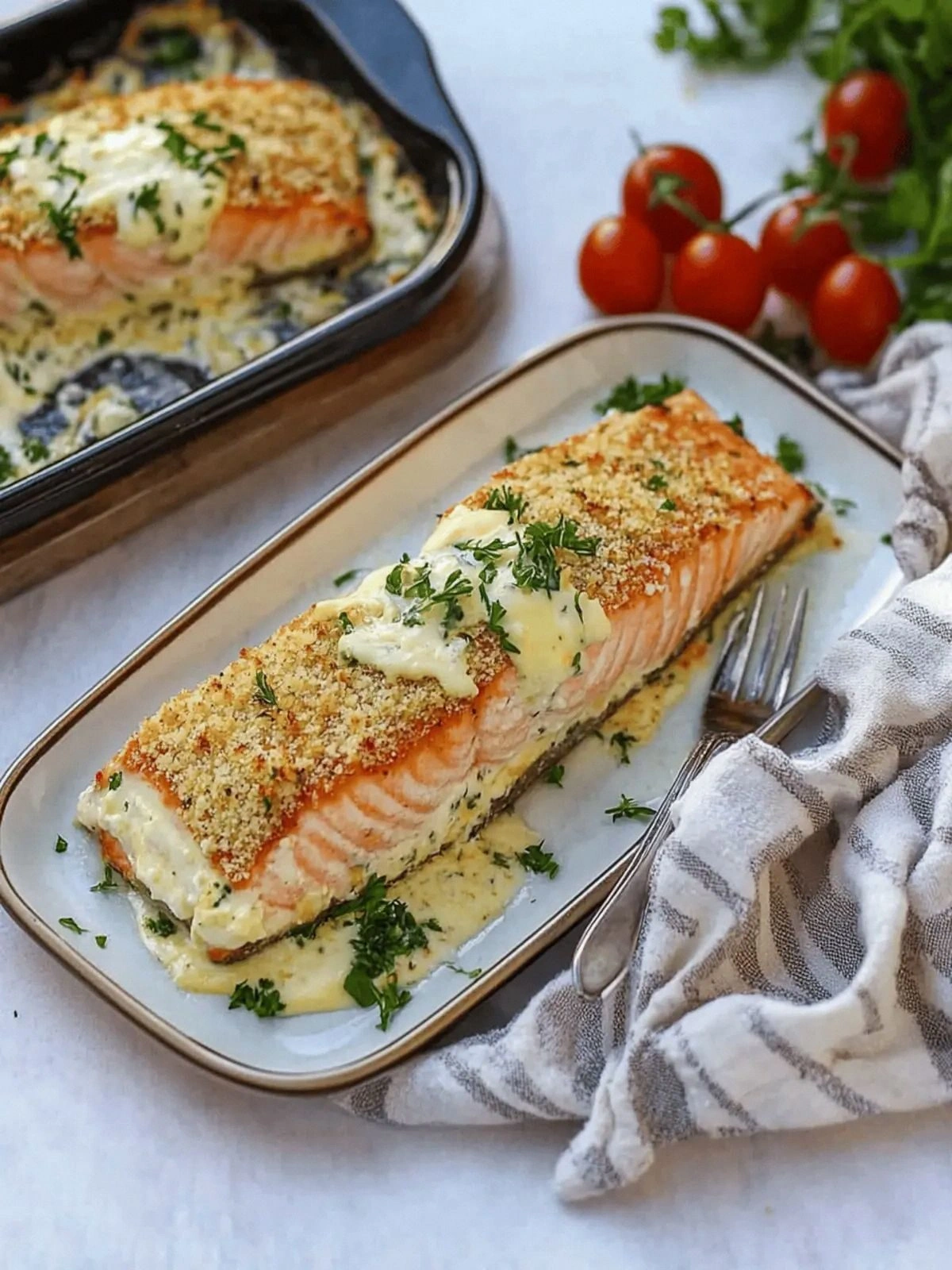 Best Baked Salmon with Mayo an
