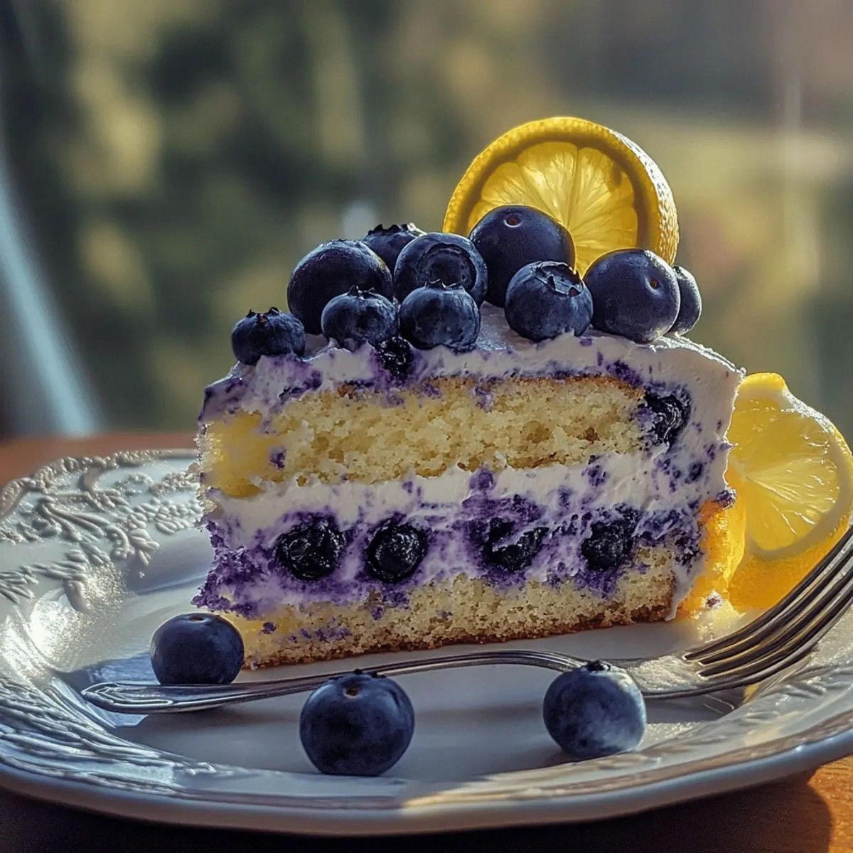 Best Easy Lemon Blueberry Cake