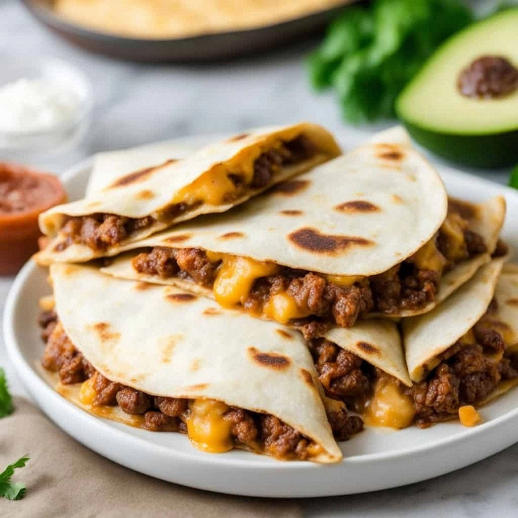 Best Ground Beef Quesadillas (