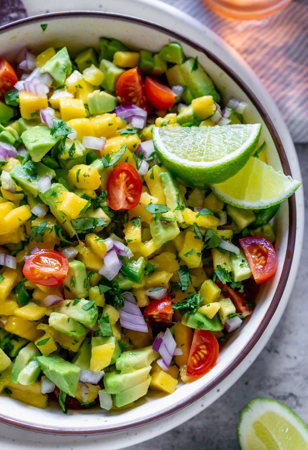 Best Mango Salsa with Avocado 