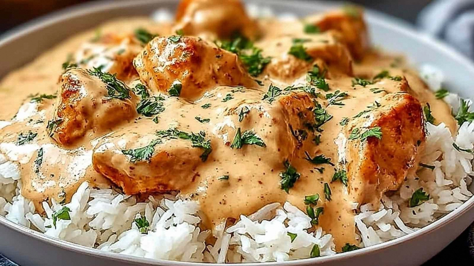 Best Smothered Chicken and Ric