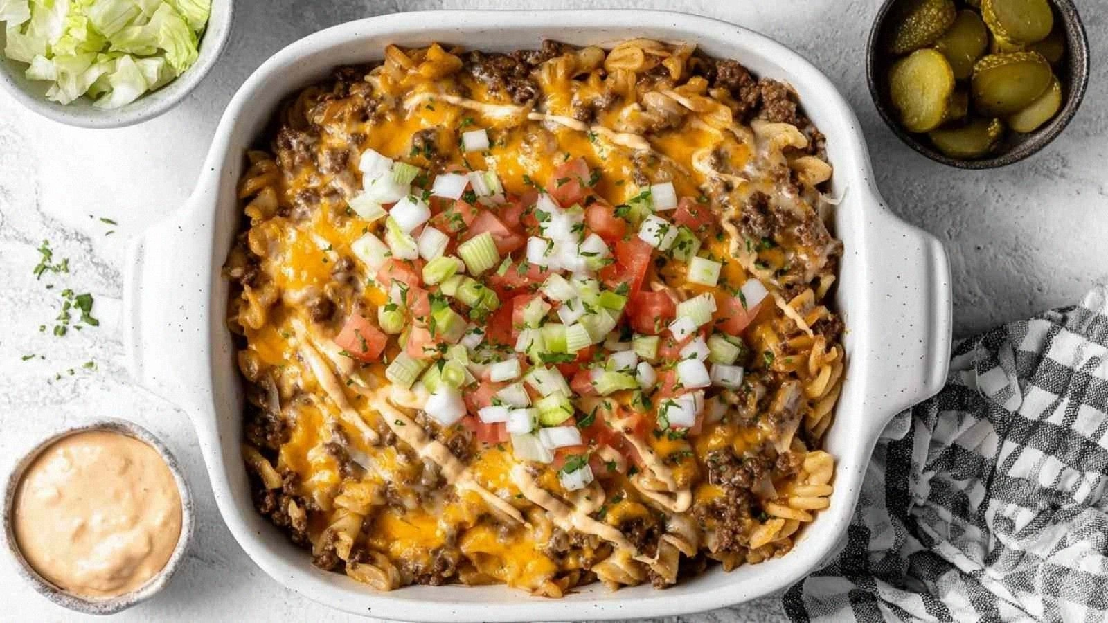 Big Mac Casserole (High-Protei