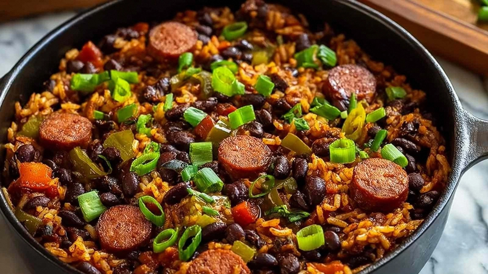 Black Beans Rice Sausage Recip