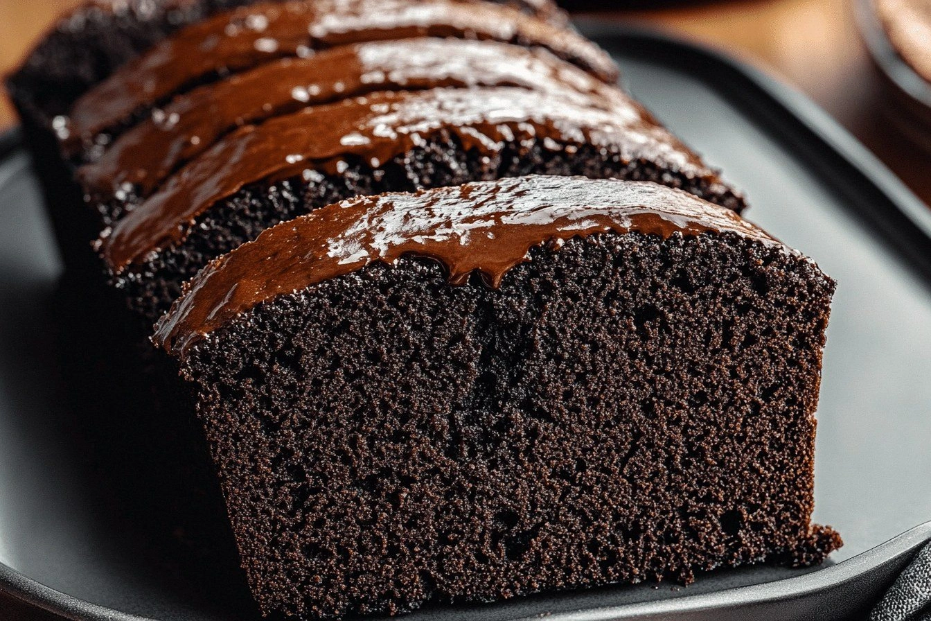 Black Cocoa Loaf Cake Recipe f