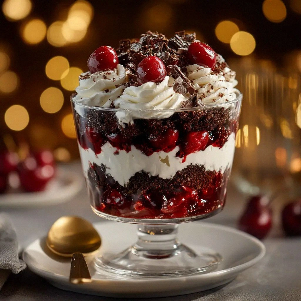 Black Forest Trifle: An Easy &