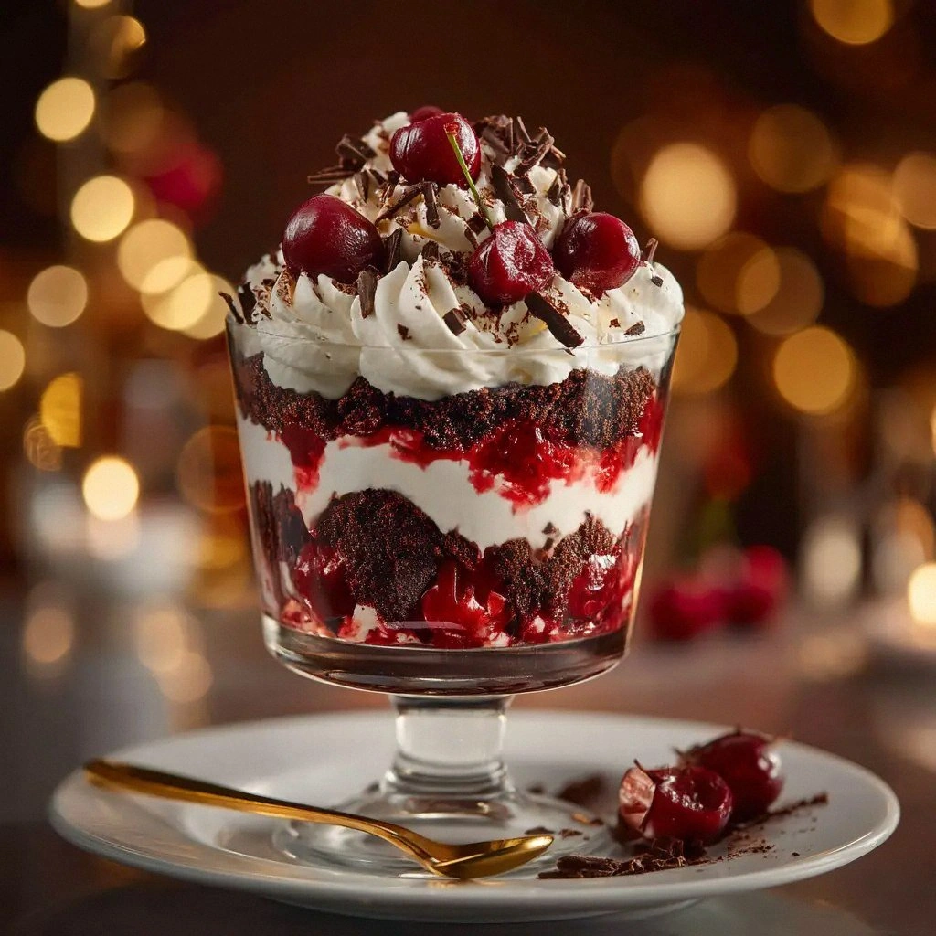 Black Forest Trifle: An Easy &
