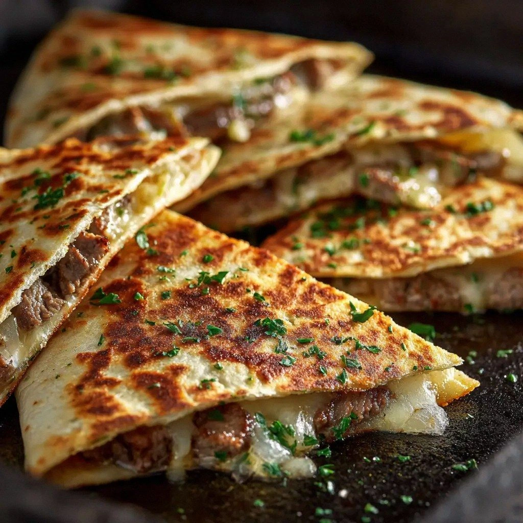 Blackstone Steak Quesadillas (