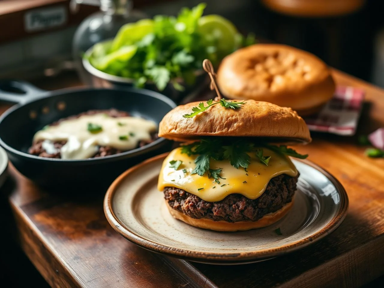 Bleu Cheese Burgers