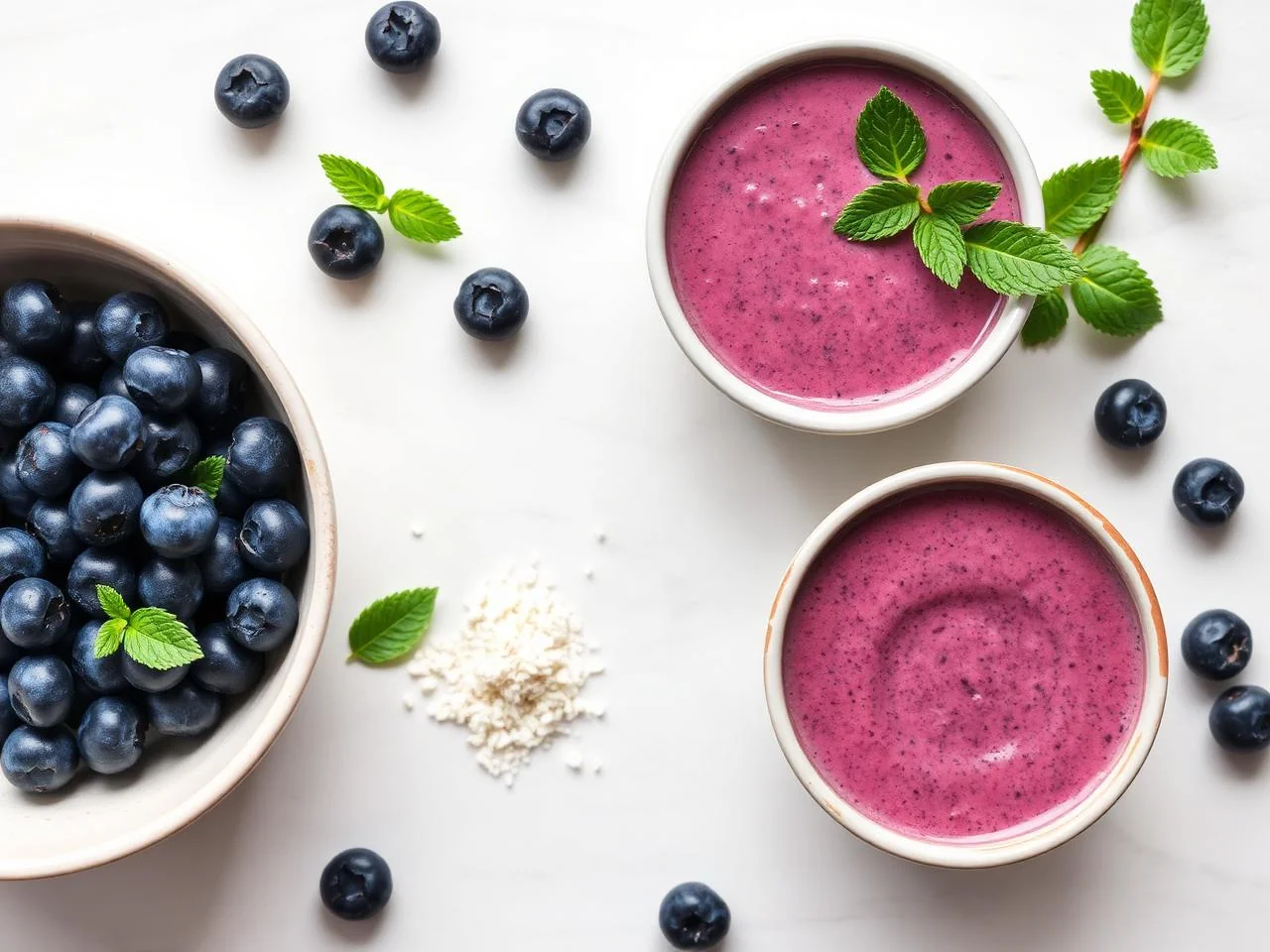 Ingredients for Blueberry Blast Smoothie