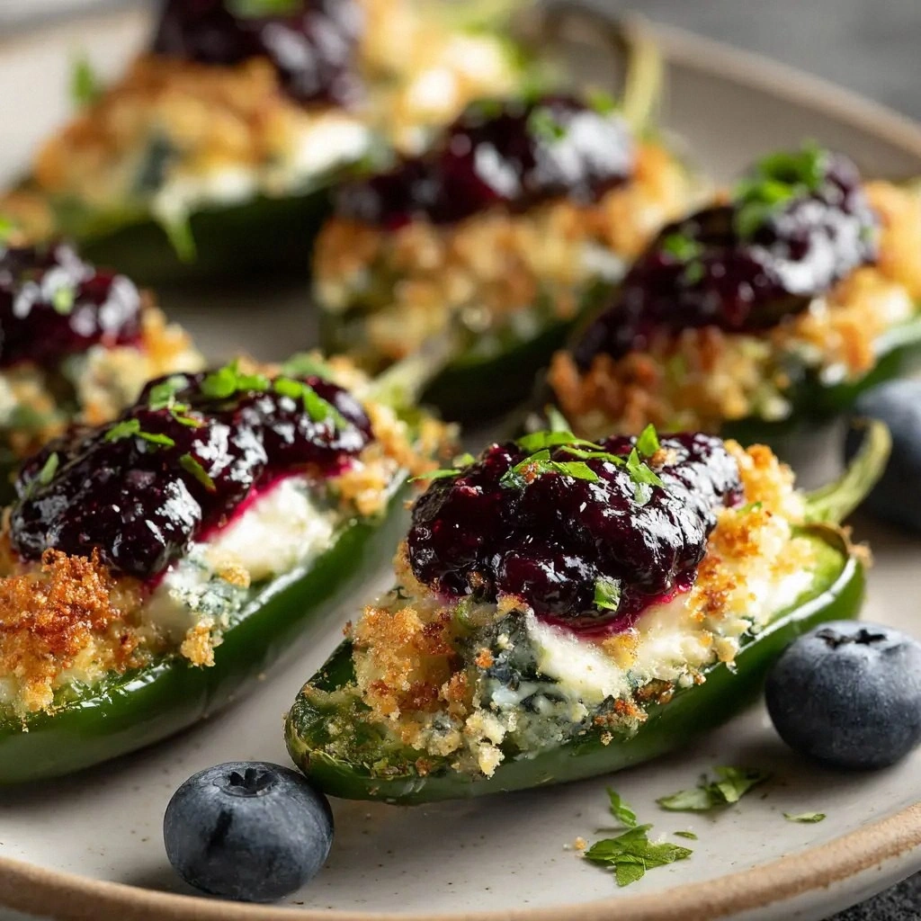 Blueberry Brie Jalapeño Popper
