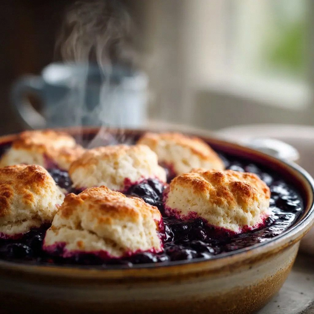 Blueberry Butter Swim Biscuits