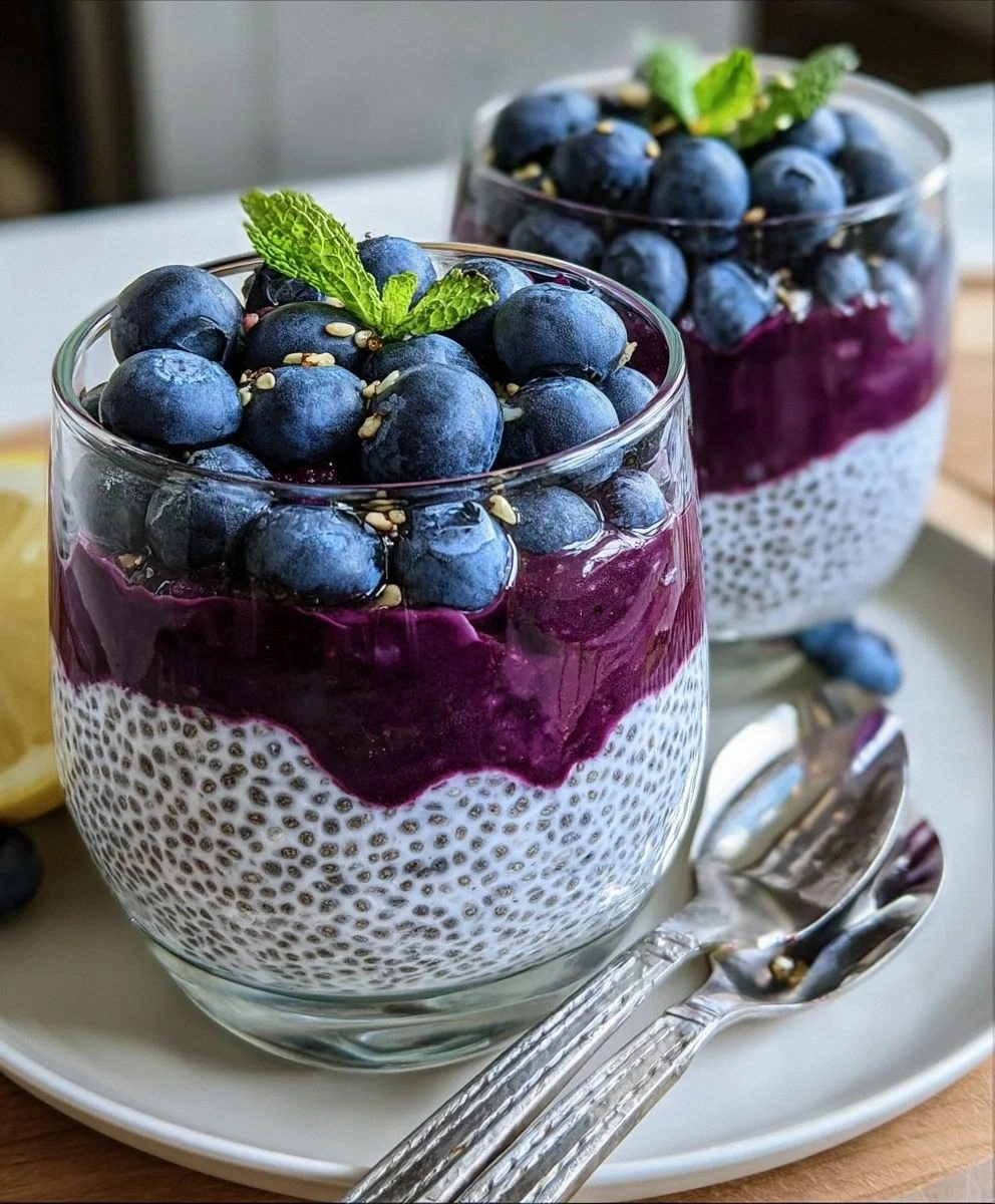 Blueberry Chia Seed Pudding
