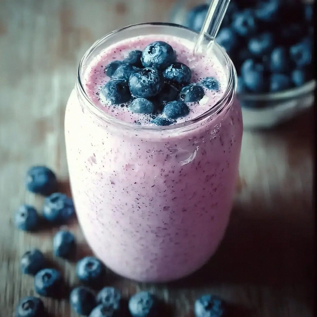 Blueberry Coconut Milk Smoothi