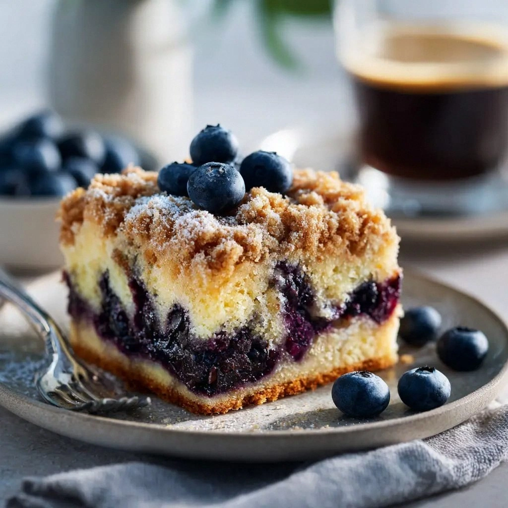 Blueberry Coffee Cake: The Ult
