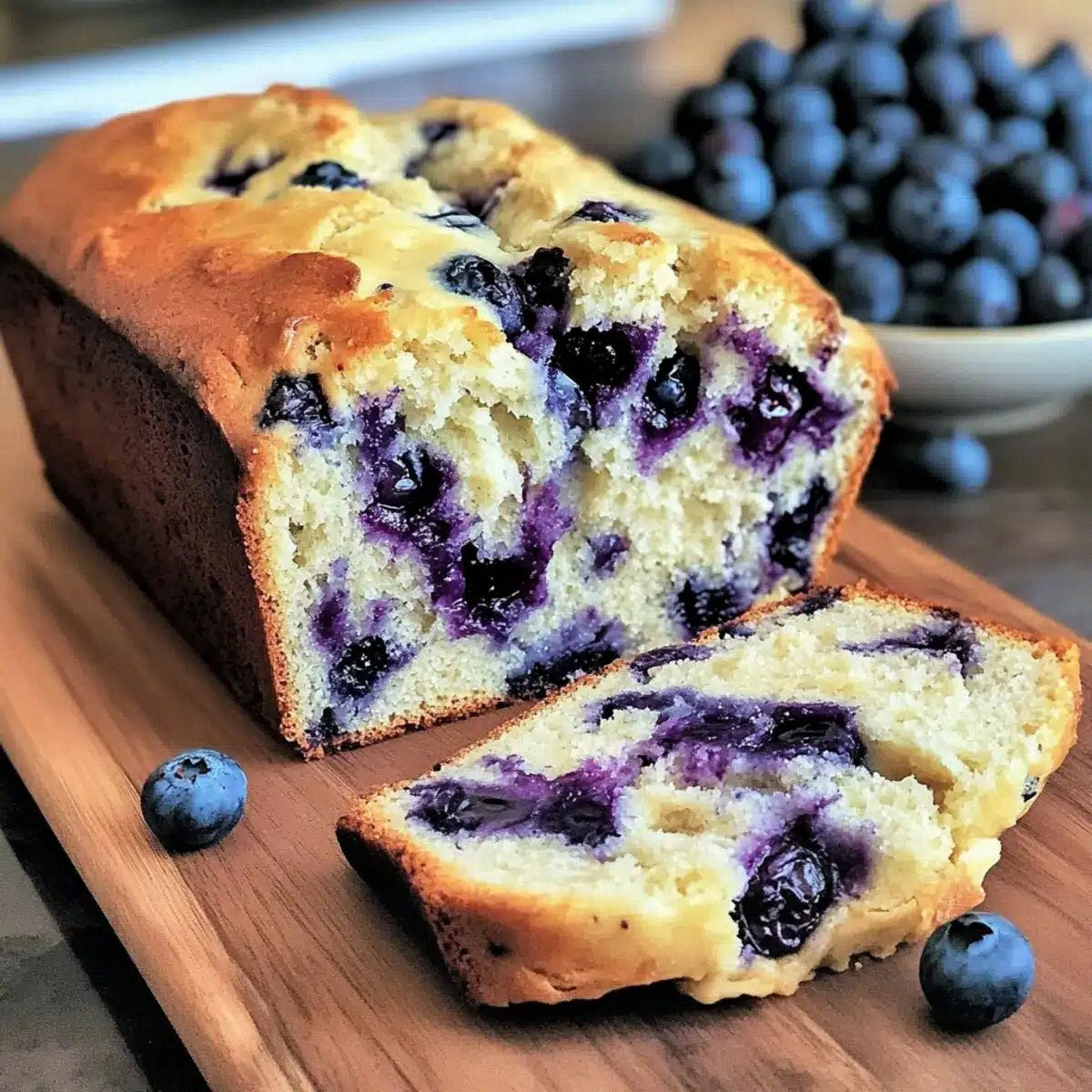 Blueberry Cream Cheese Bread: A Moist & Irresistible Treat