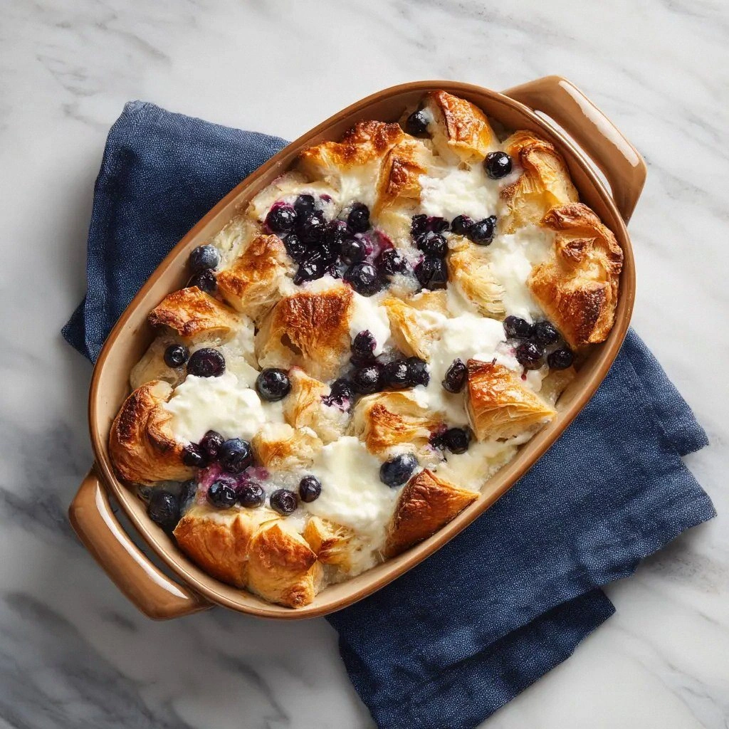 Blueberry Cream Cheese Croissa