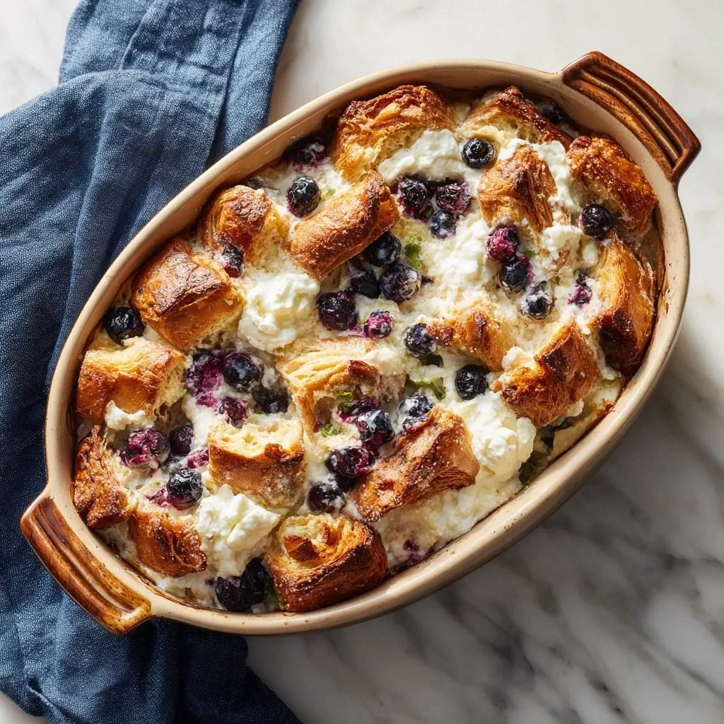 Blueberry Cream Cheese Croissa