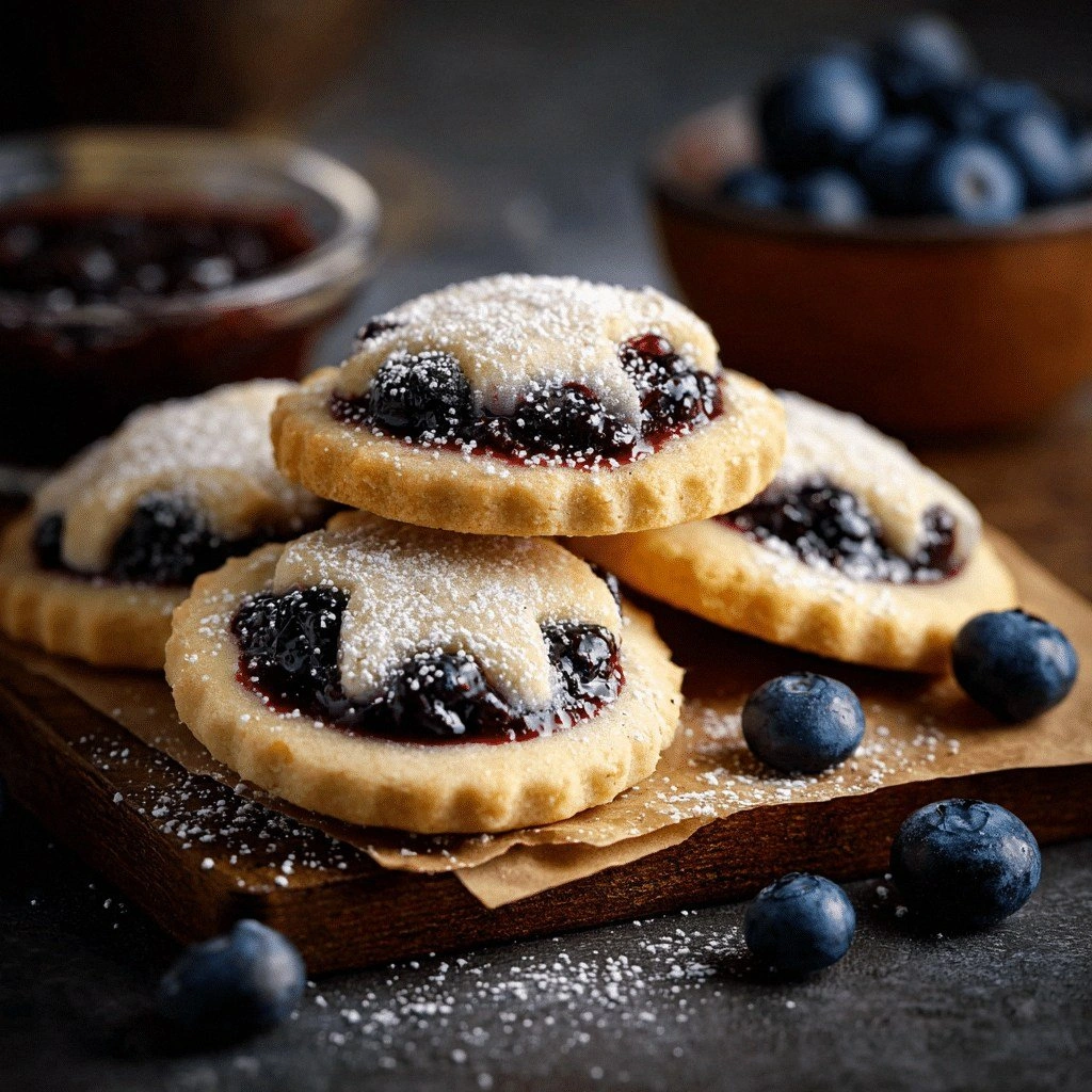 Blueberry Pie Cookies