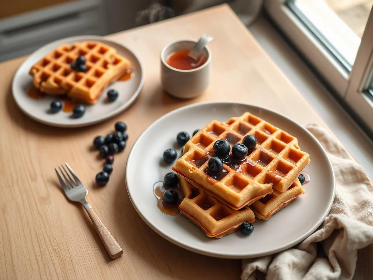 Blueberry Waffles