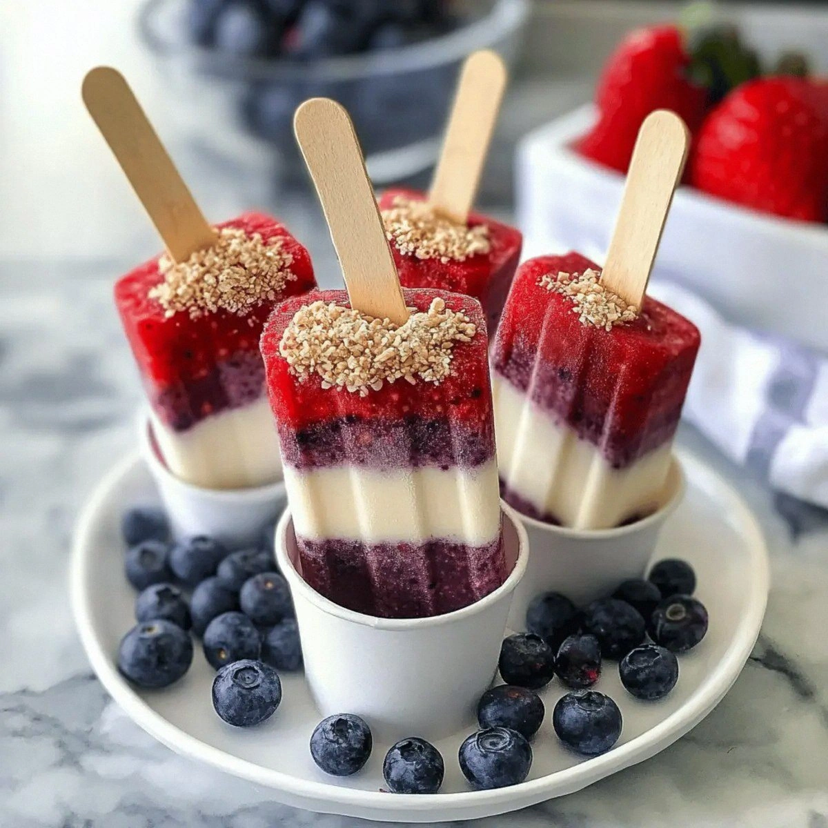 Boozy Red White Blue Popsicles: Your Ultimate Summer Treat