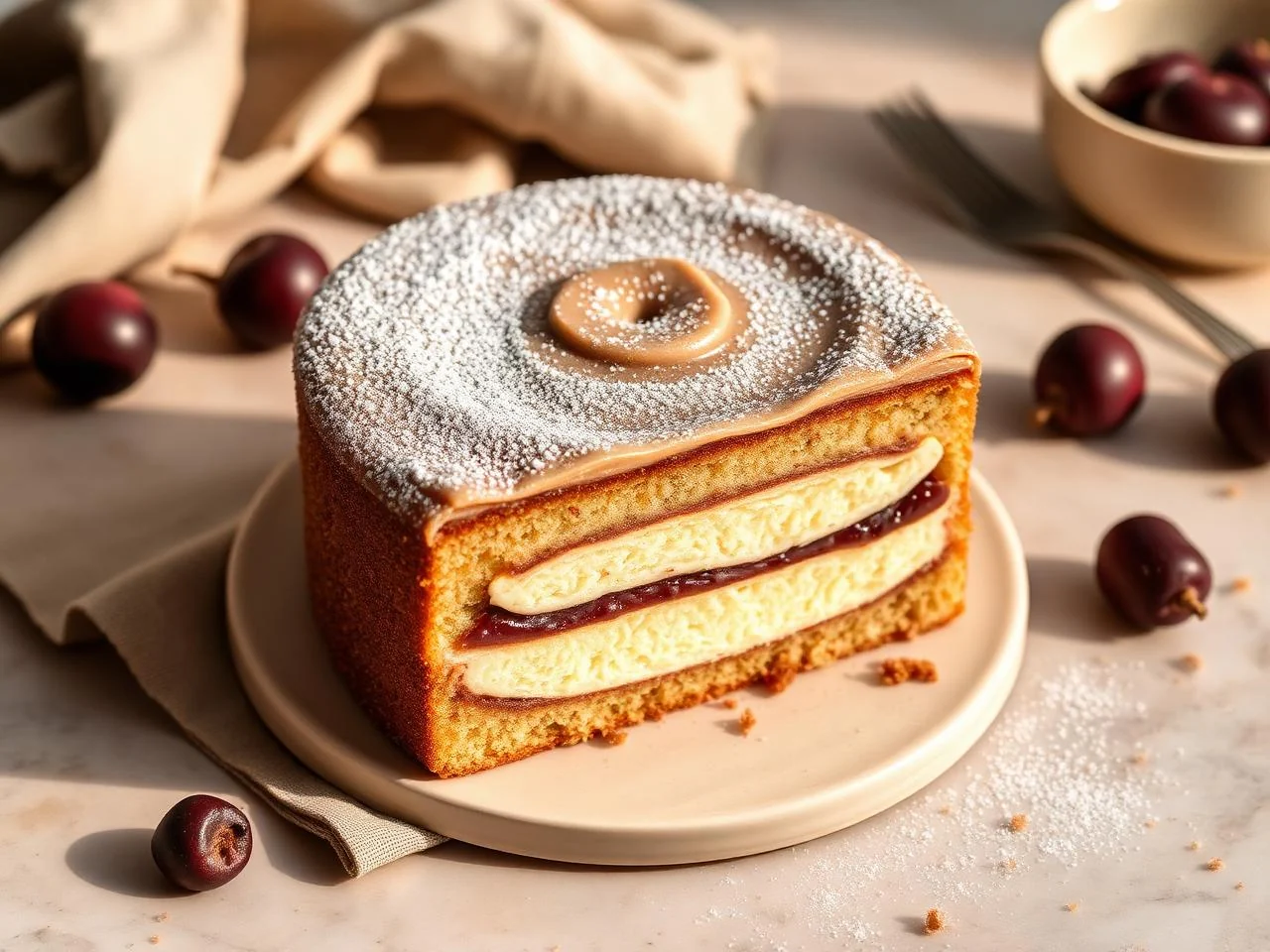 Boston Cream Cake
