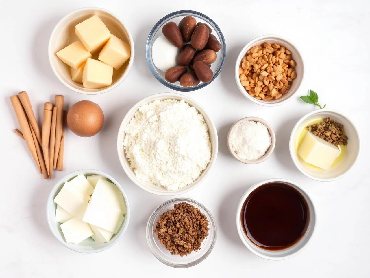 Ingredients for Boston Cream Cake