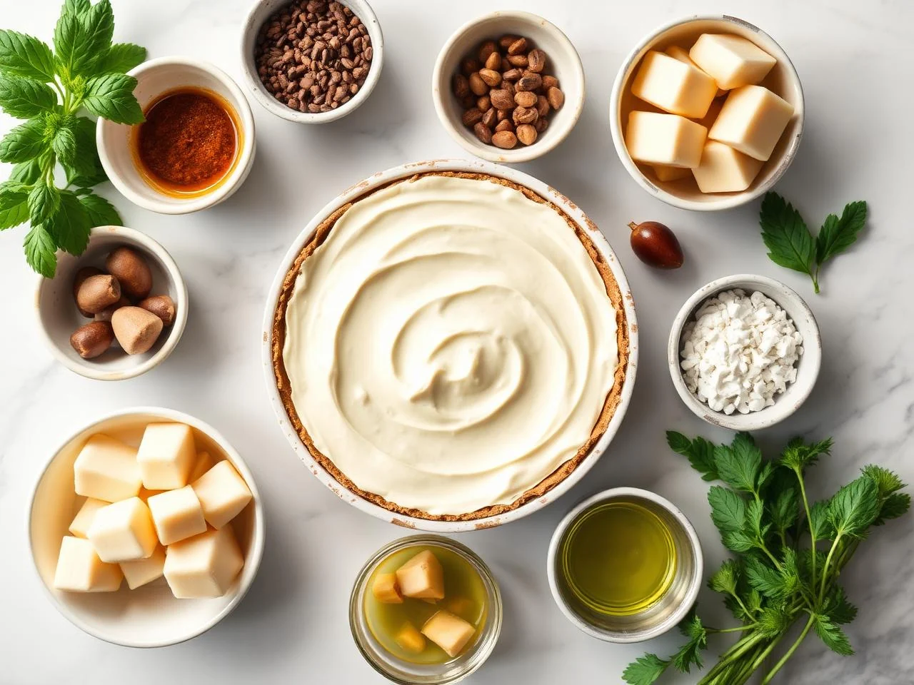 Ingredients for Boston Cream Pie